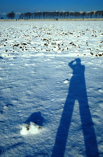 de schaduw van de meester