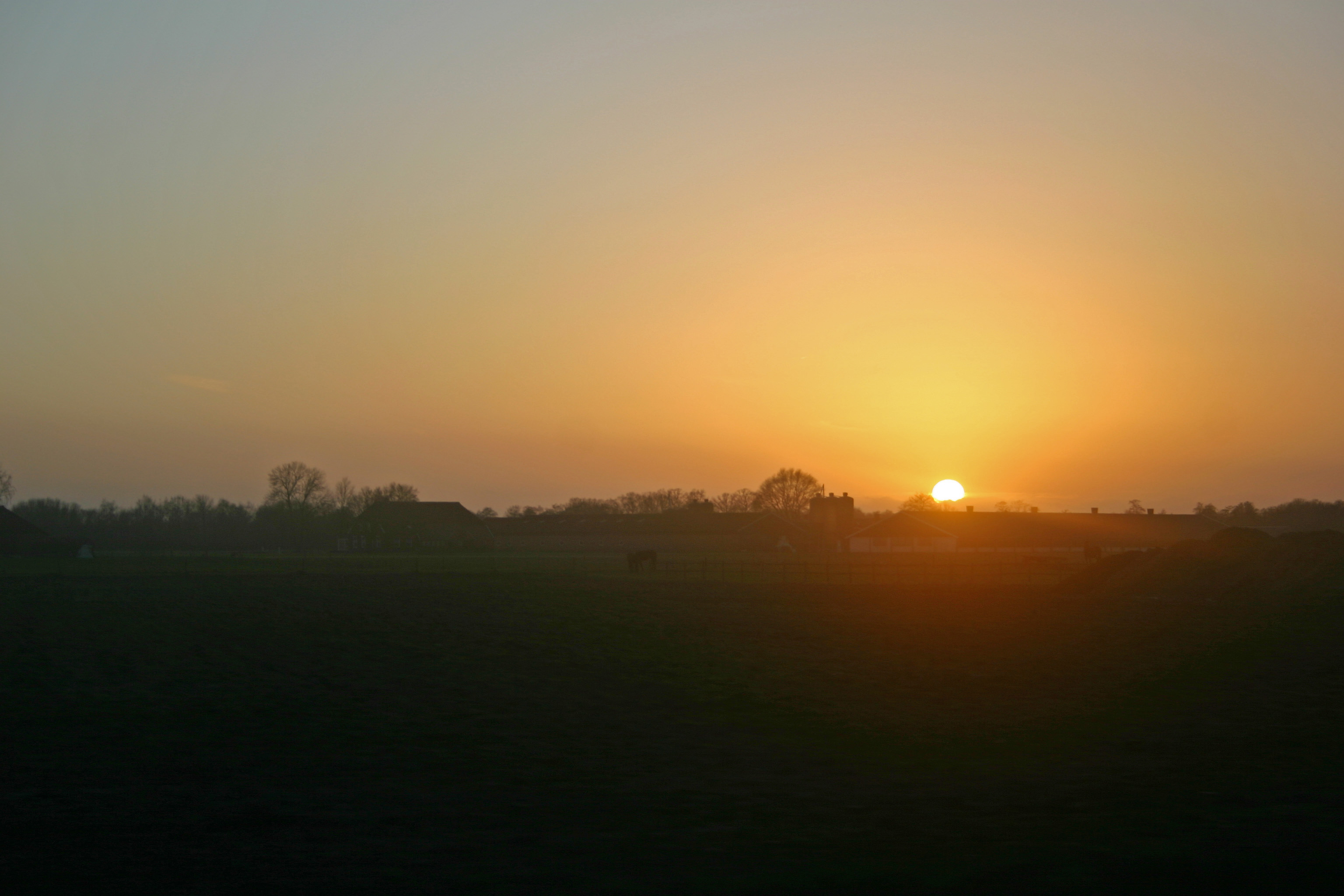 Zonsondergang in Den Ham