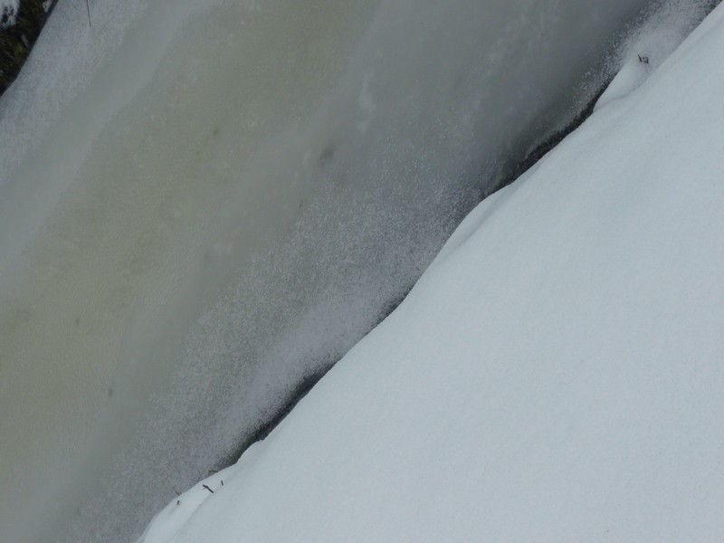 diagonaal sneeuw en ijs