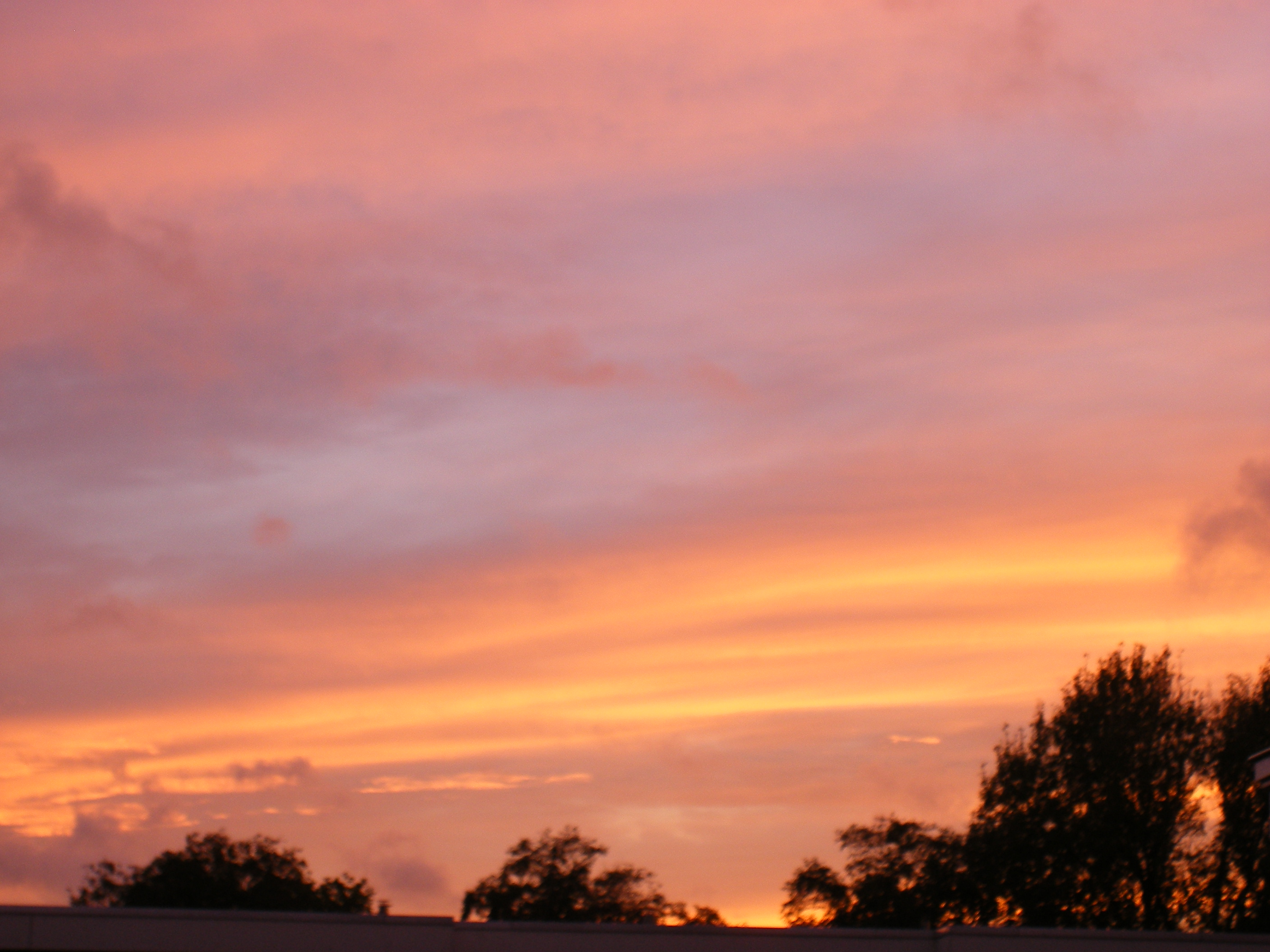Mooie avondlucht