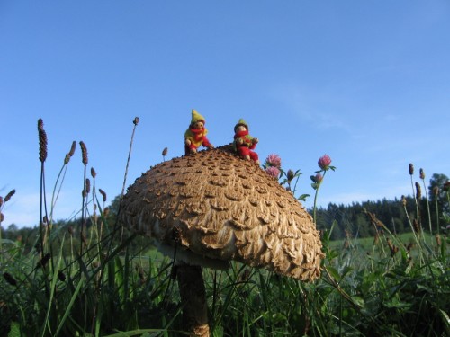 Met zijn toenmalige vriendin