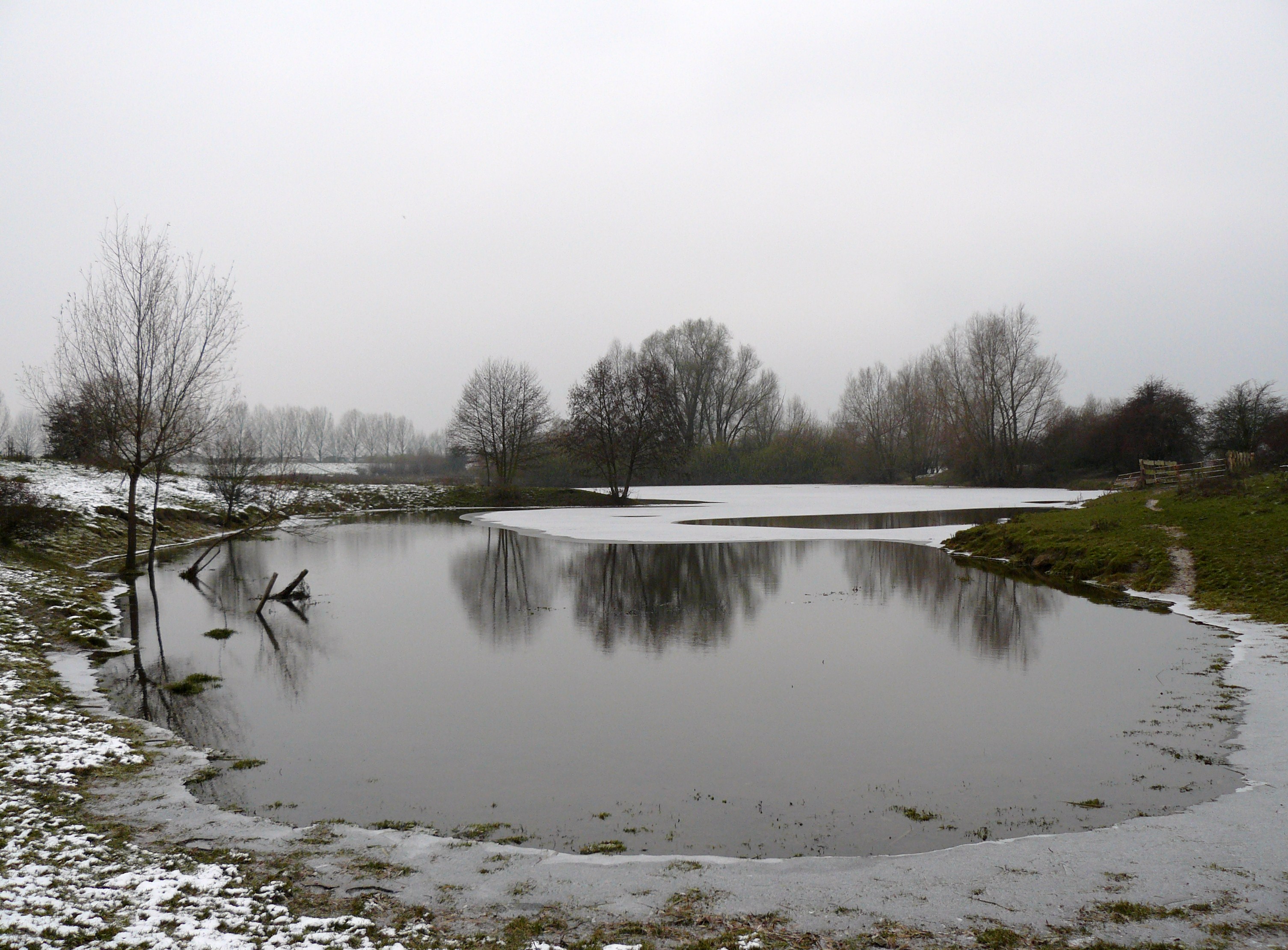 koud rond vergezicht