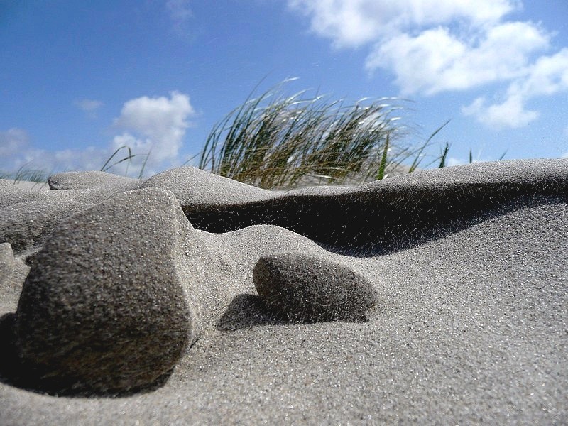 zandvormen tussen duinen