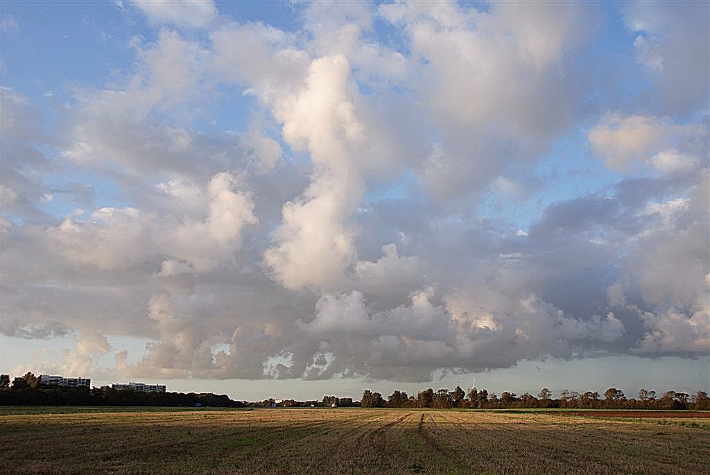 Prachtige wolkenlucht.