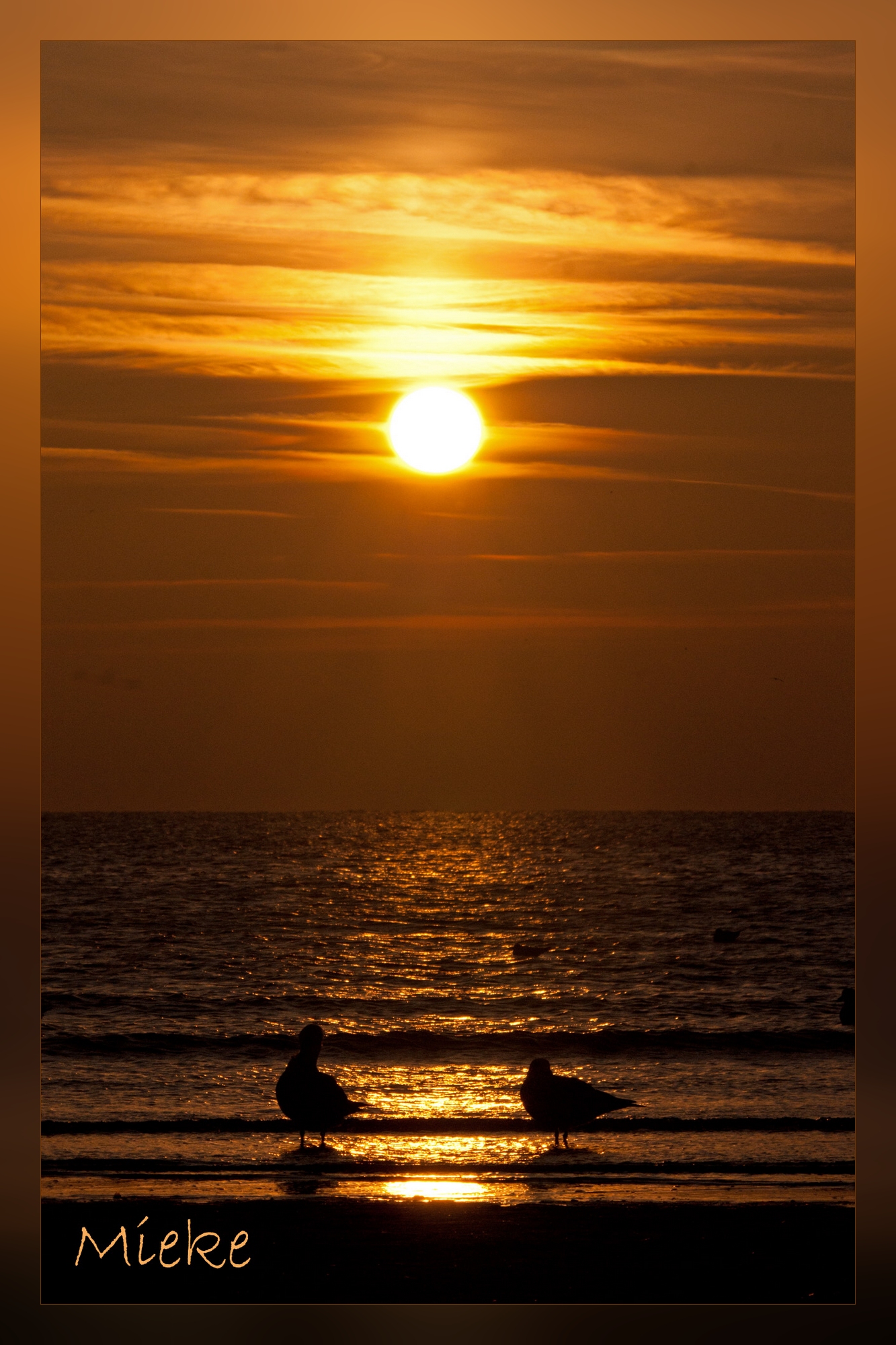 Zonsondergang IJmuiden