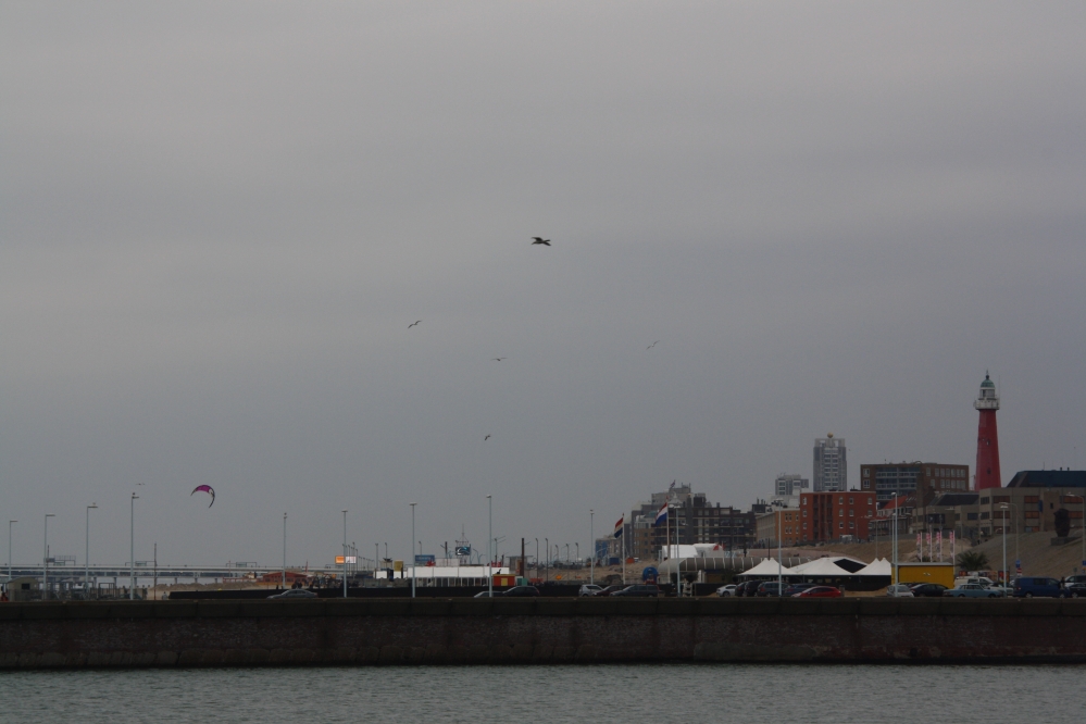 Grijs boven Scheveningen