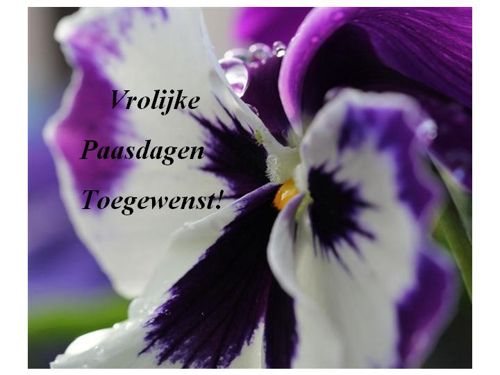 Vrolijke Paasdagen!