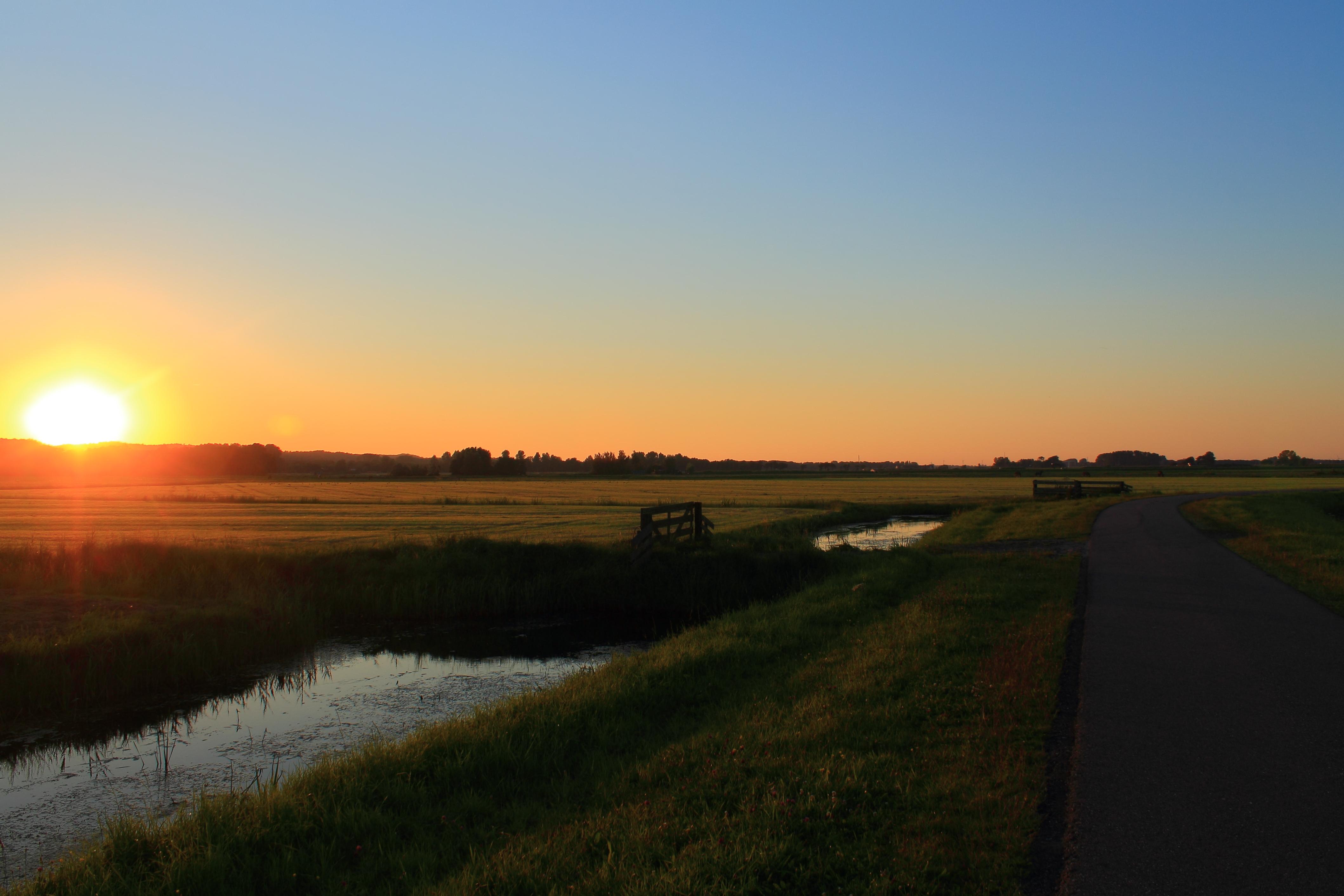 Einde van een mooie dag.