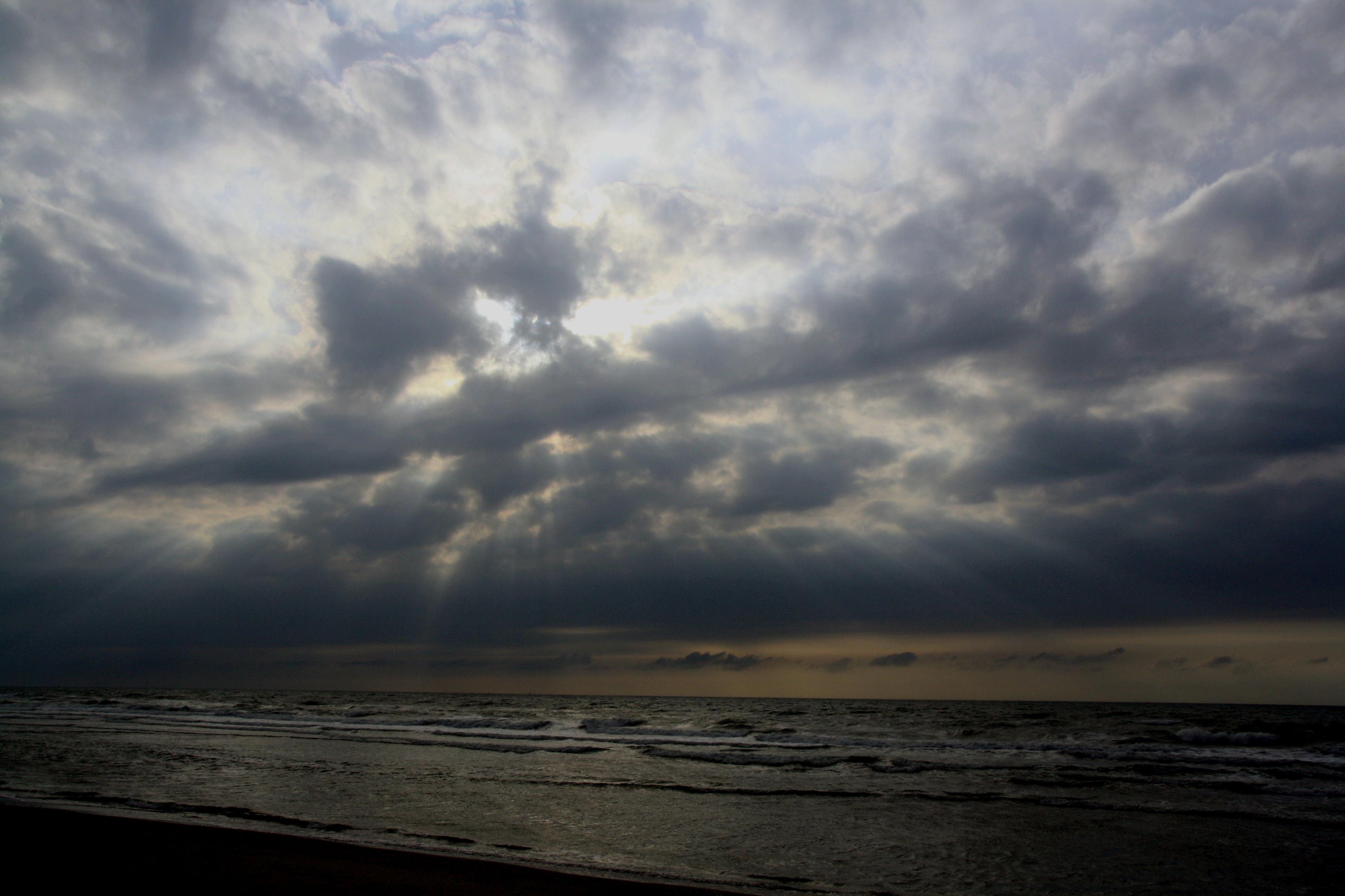 Prachtige zonsondergang