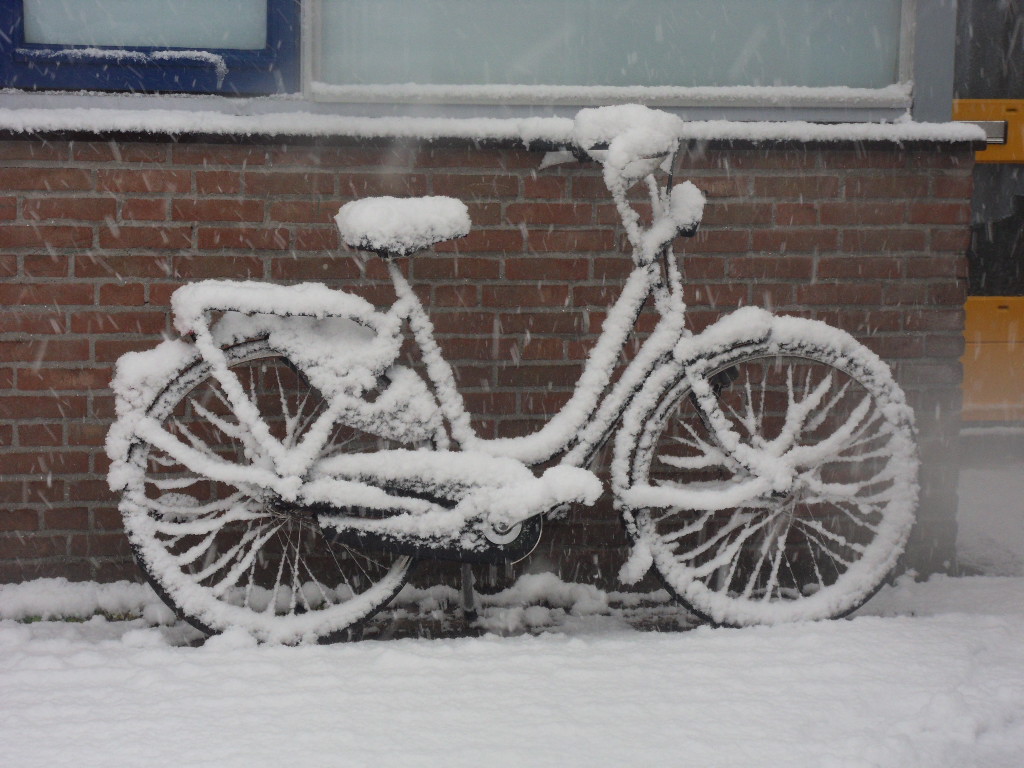 witte fiets