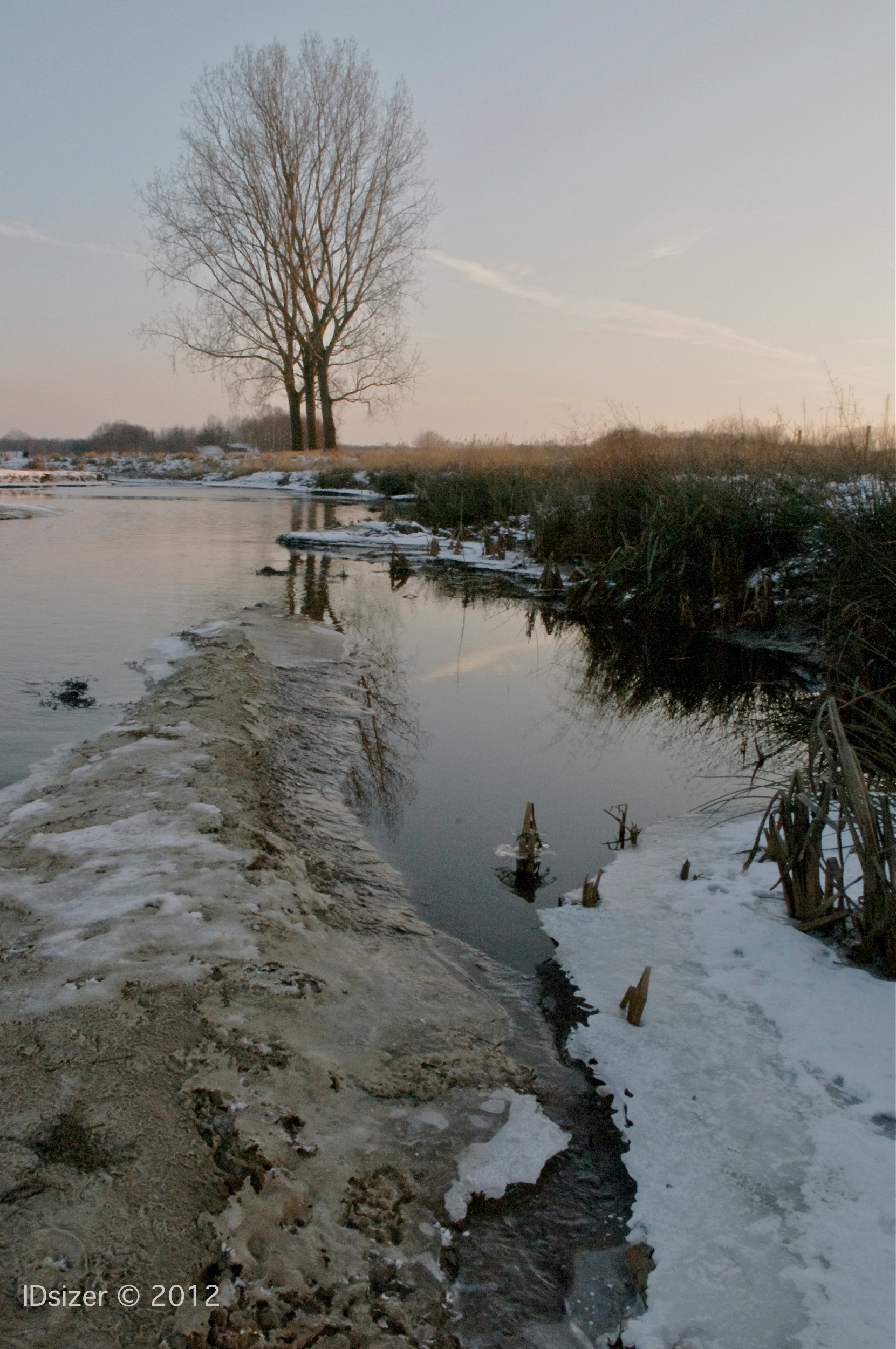 koud langs de beek