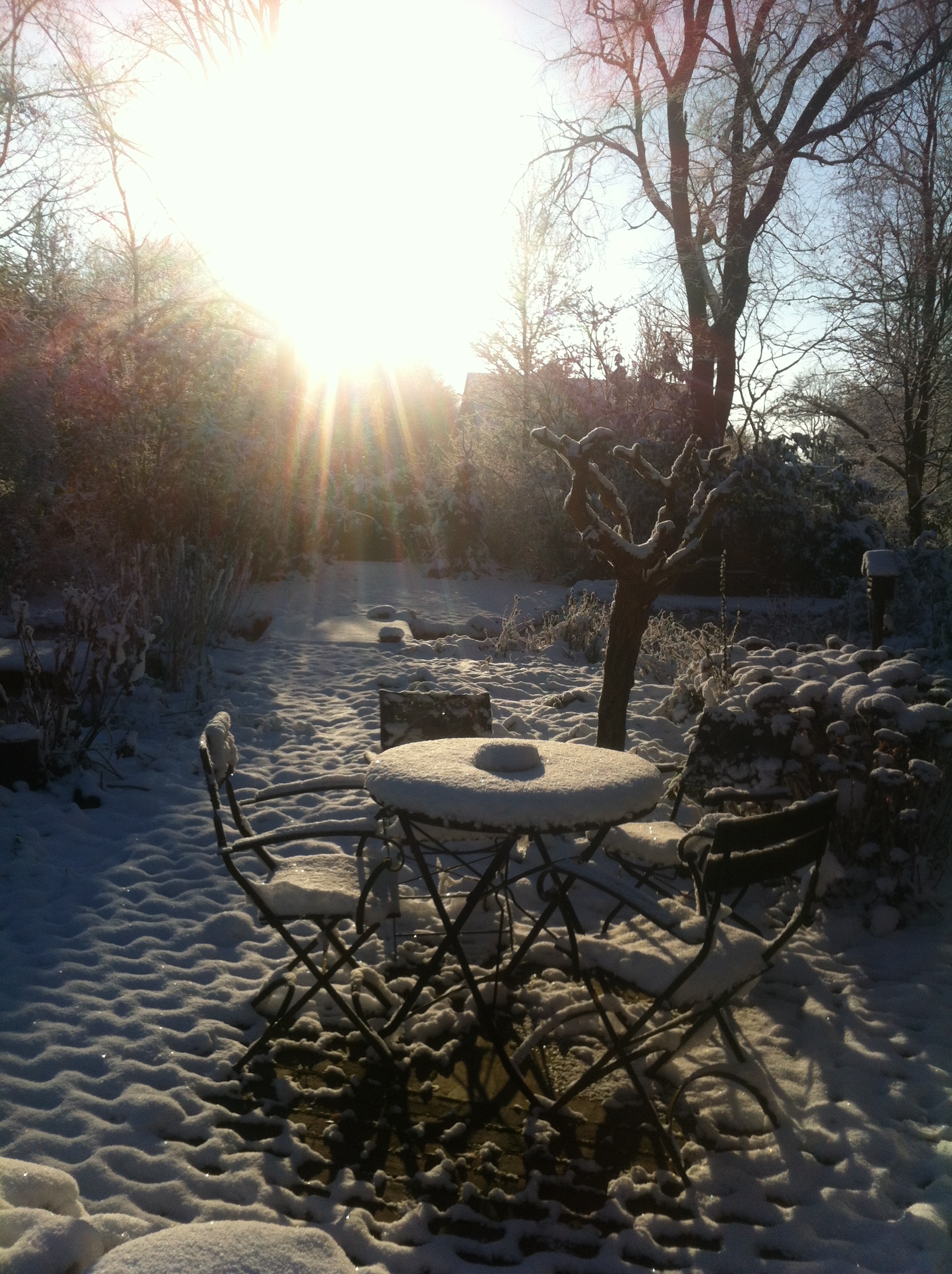 Verstilling in de tuin