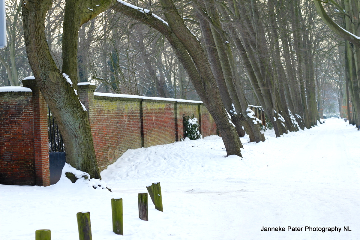 Muur bij landgoed Marlot
