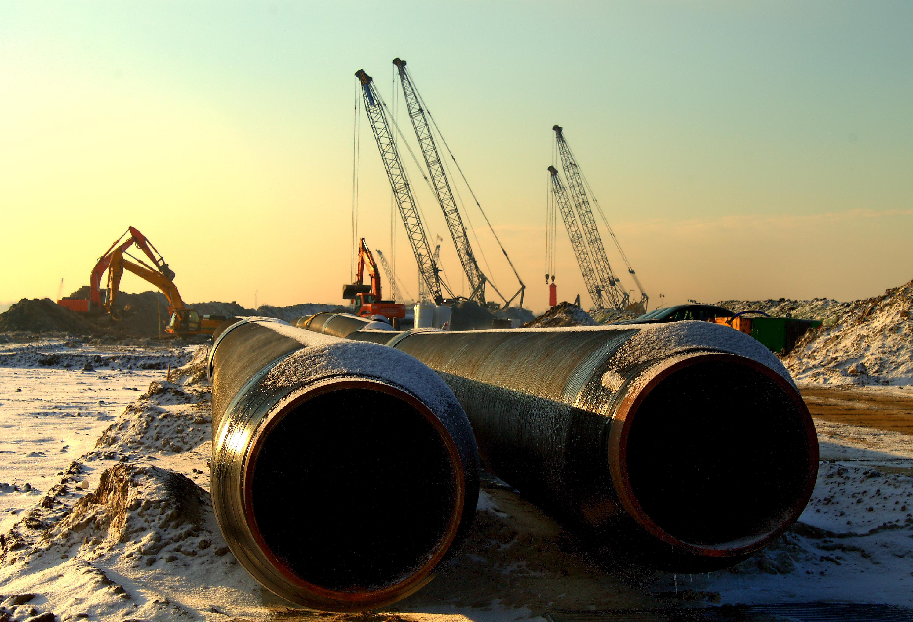 Natuurgebied Bergermeer, aanleg gasopslag.