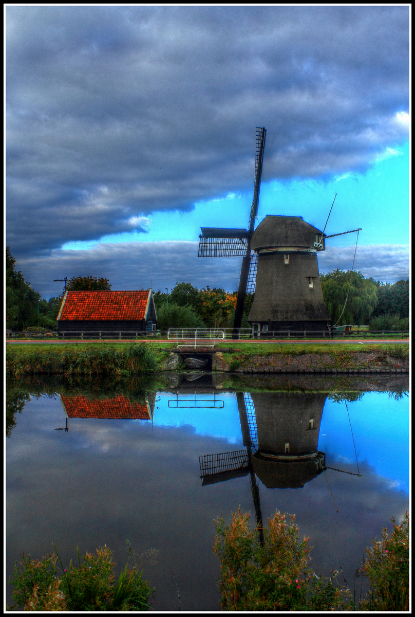 Molen in HDR.