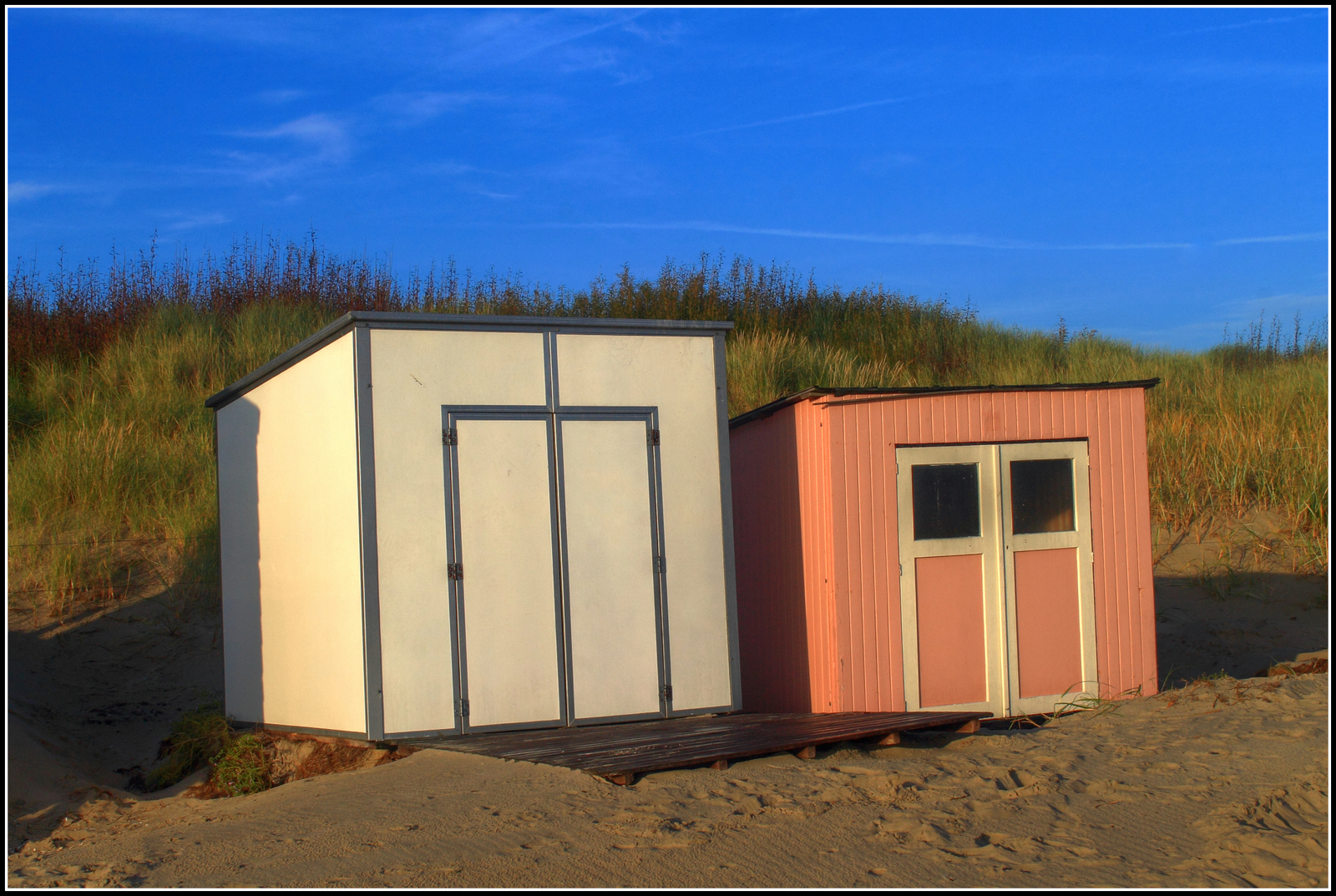Strandhuisjes Texel.