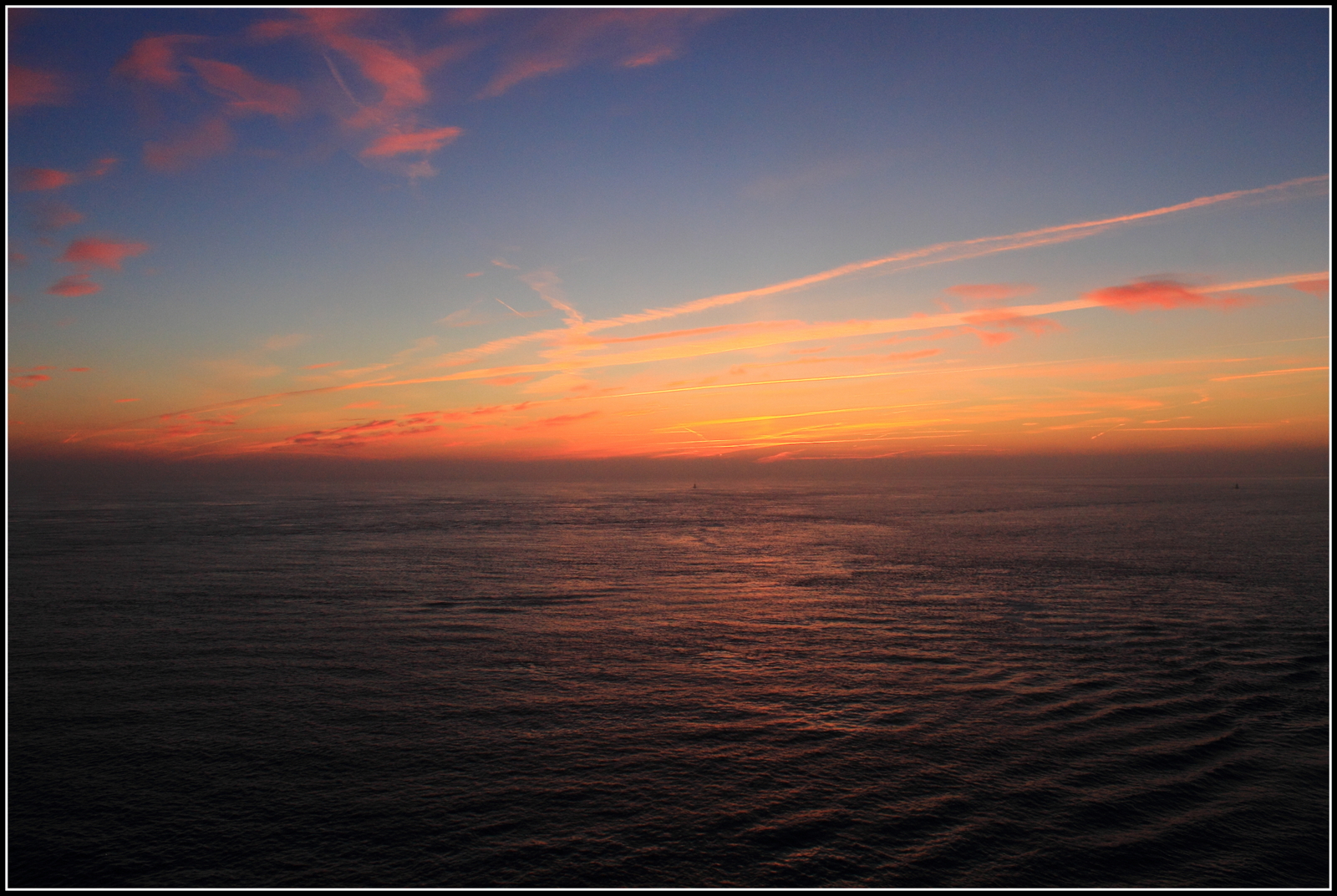 Zonsopkomst waddenzee.