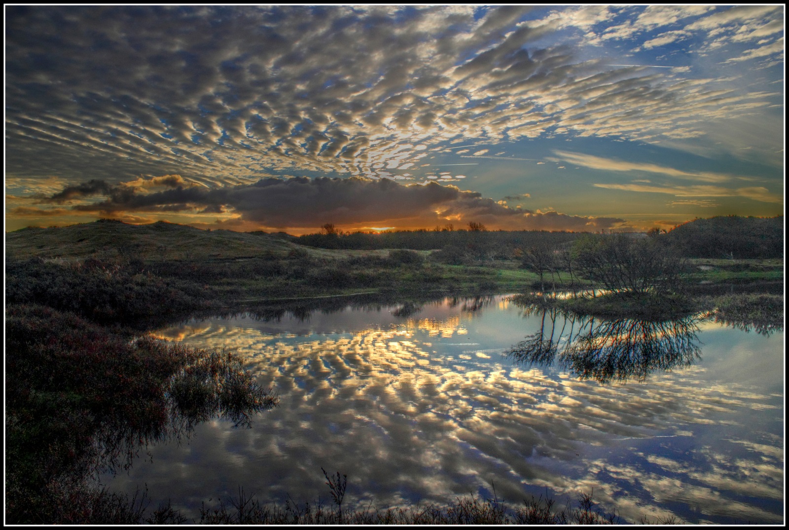 Zonsopkomst, Bergen aan Zee.