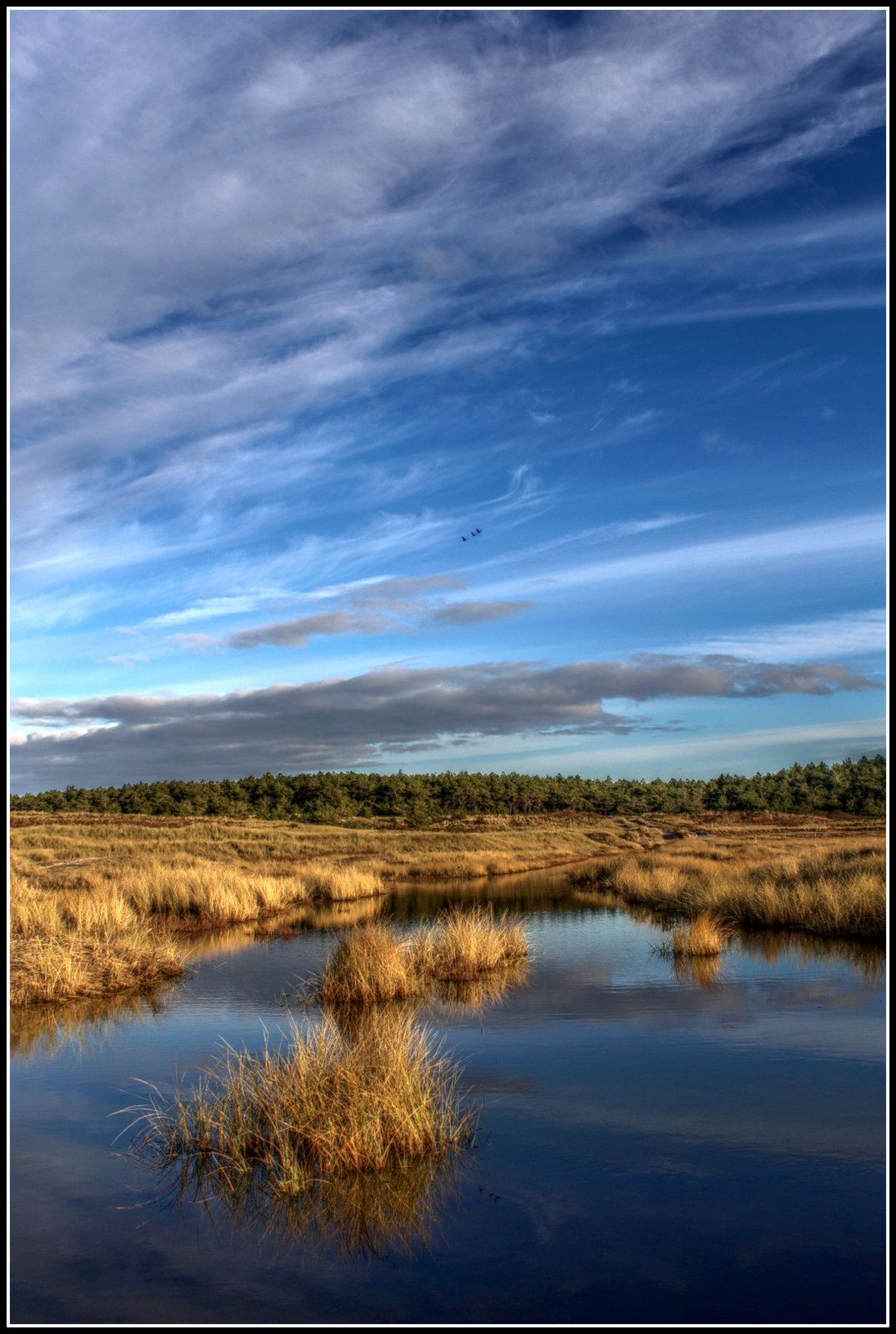 Zonsondergang strand/duinen.