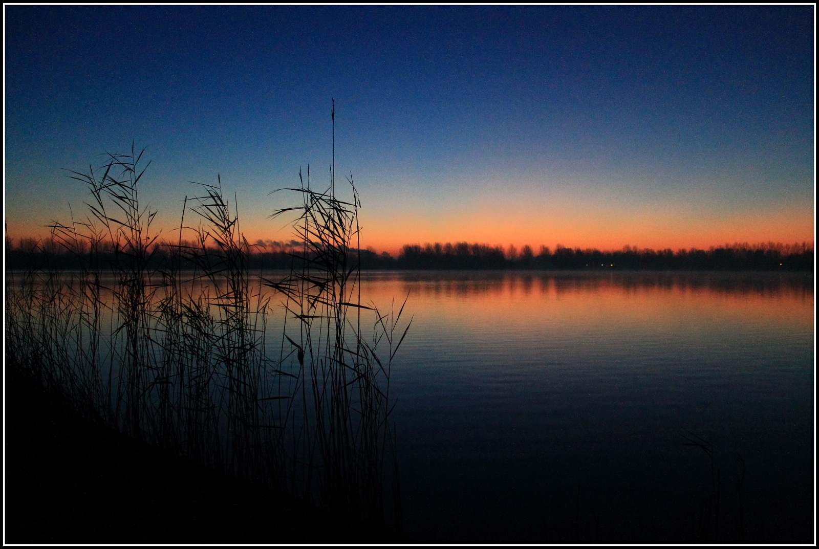 Voor de zonsopkomst.