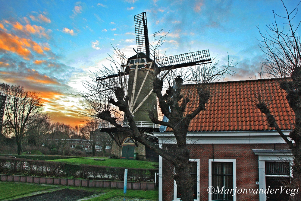 Zonsondergang in Loosduinen