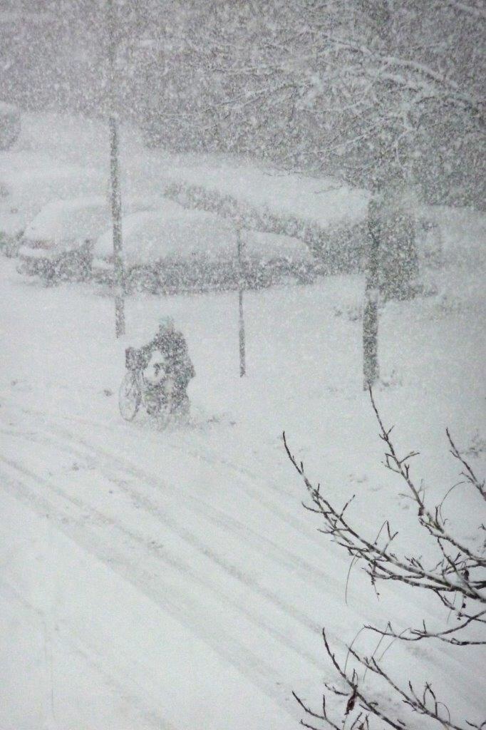 Ploegen in de sneeuw