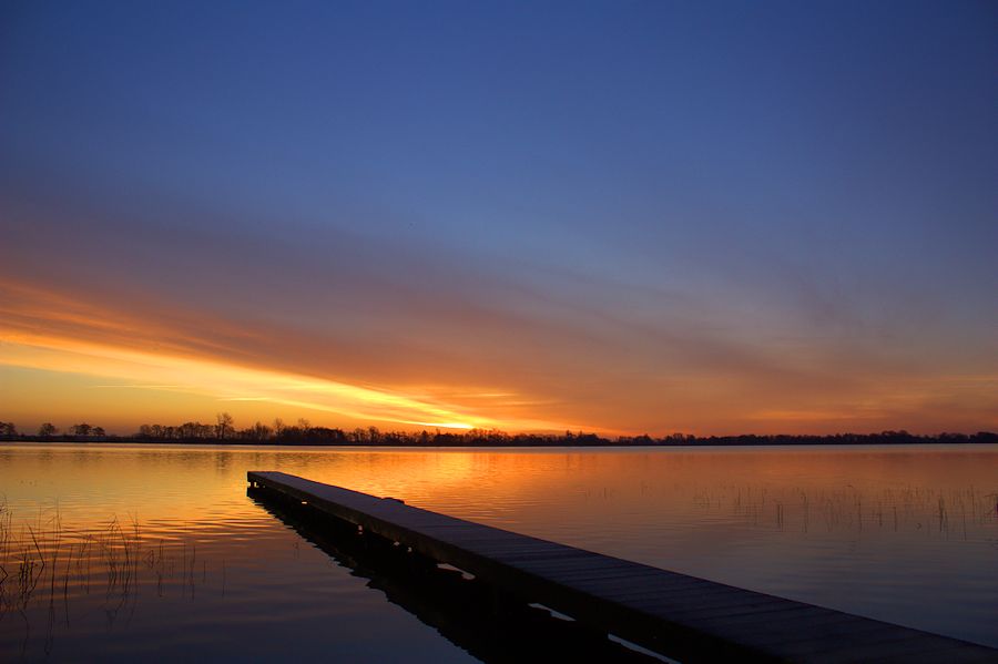 Zonsopgang andere kant van het Nannewiid