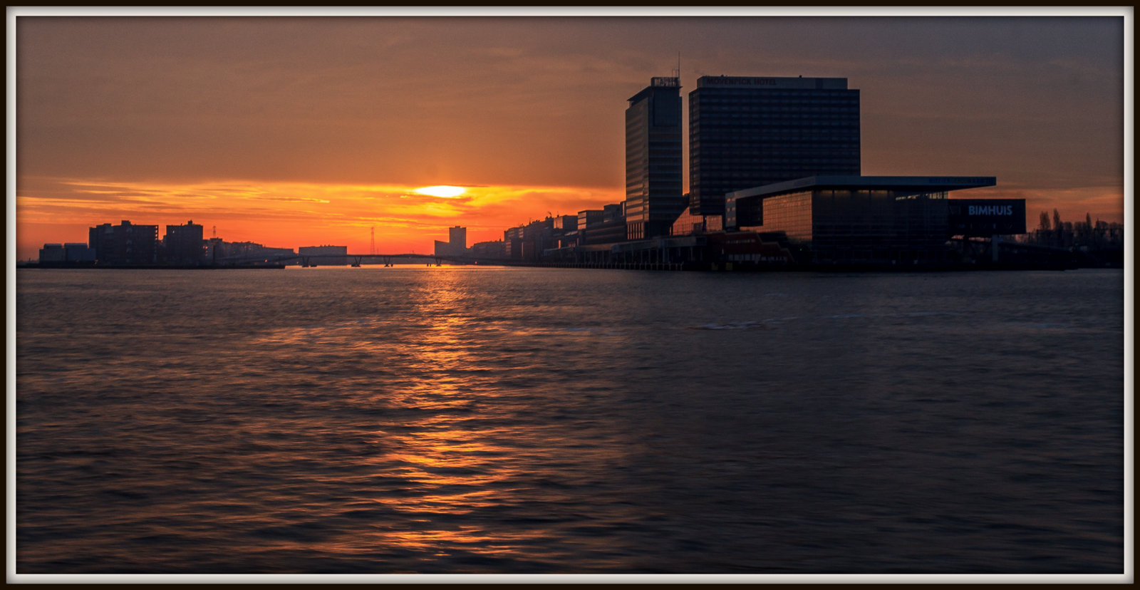 Amsterdam zonsopkomst.