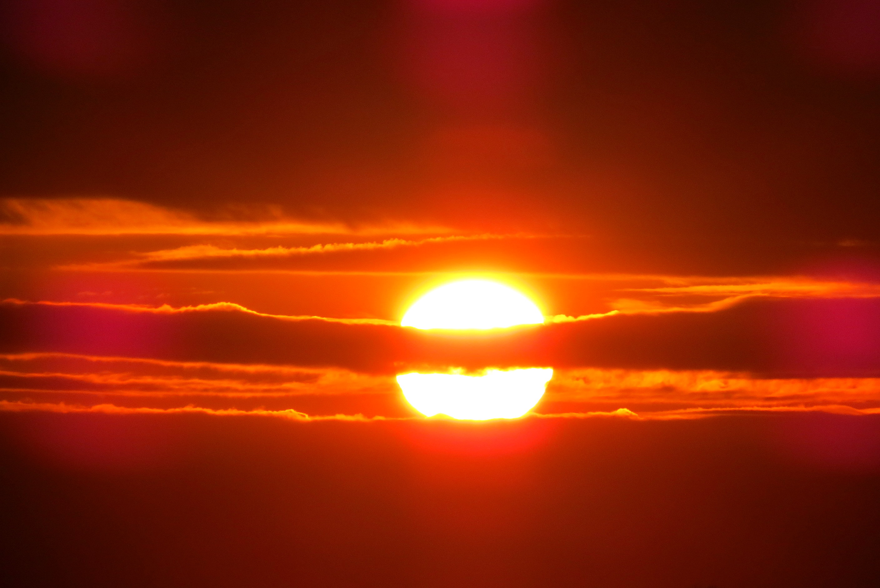 Einde van een mooie dag