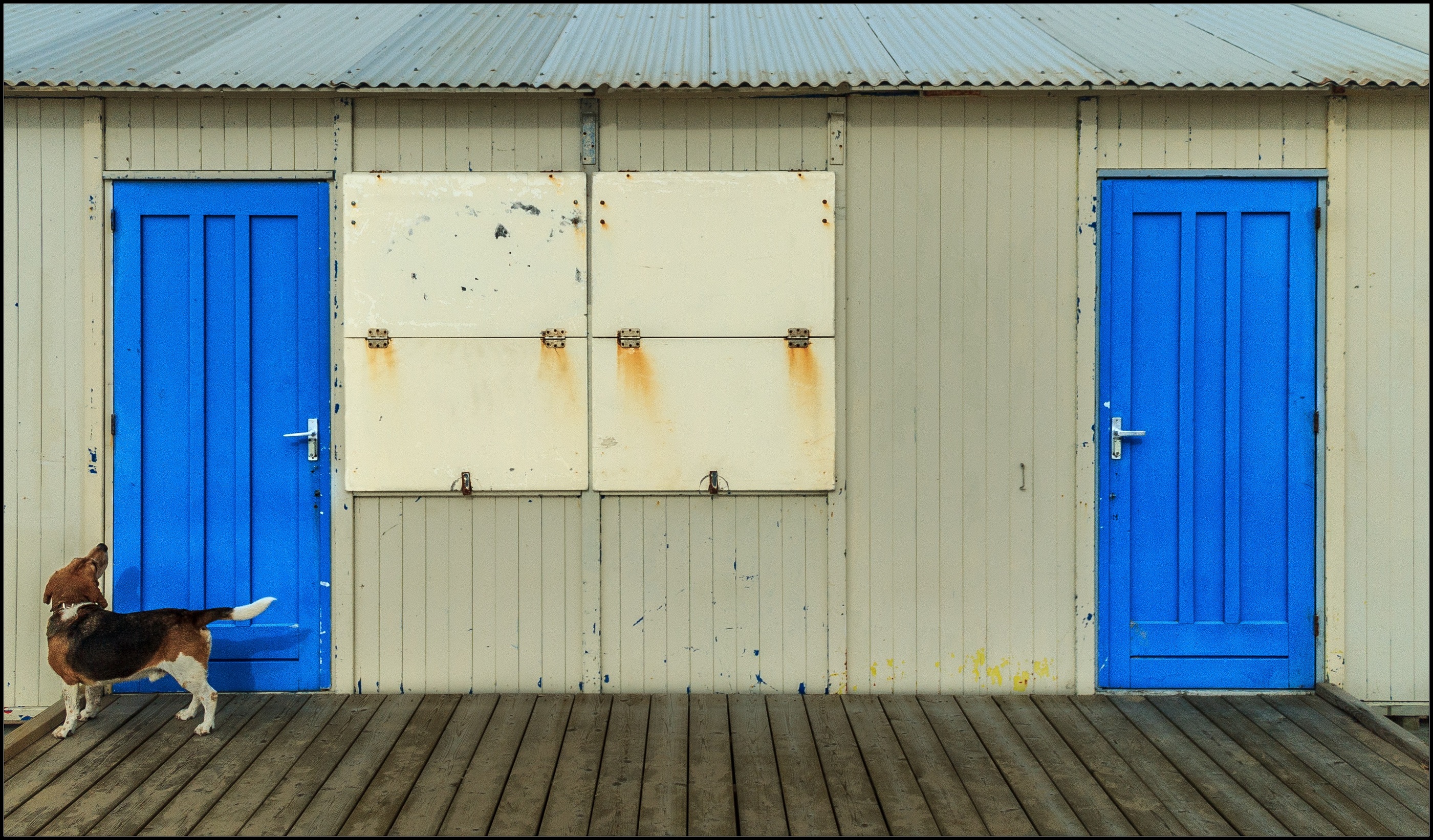 Wat zal er toch achter die deur zitten.