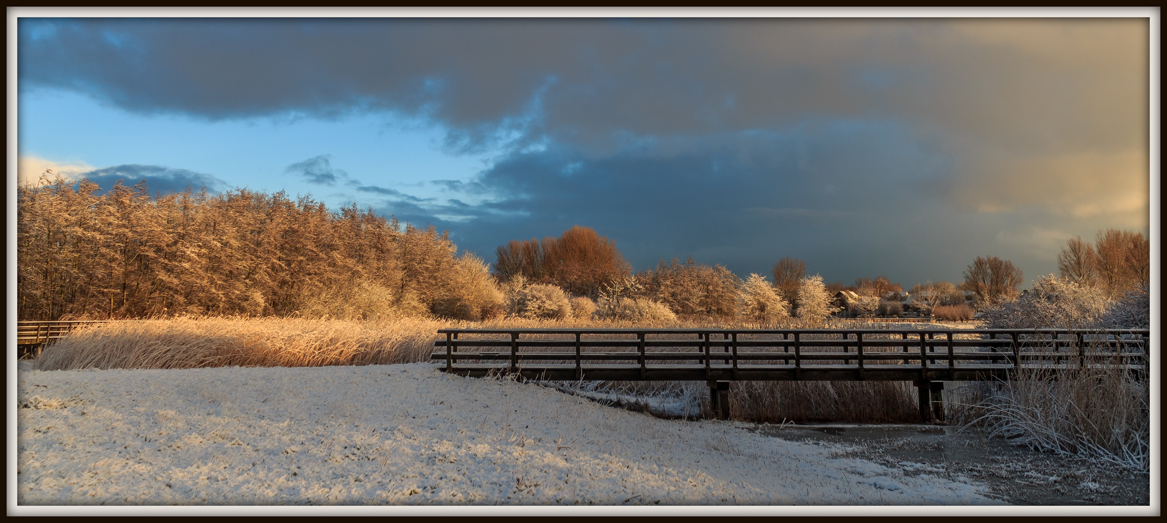 Toch nog een beetje winter.