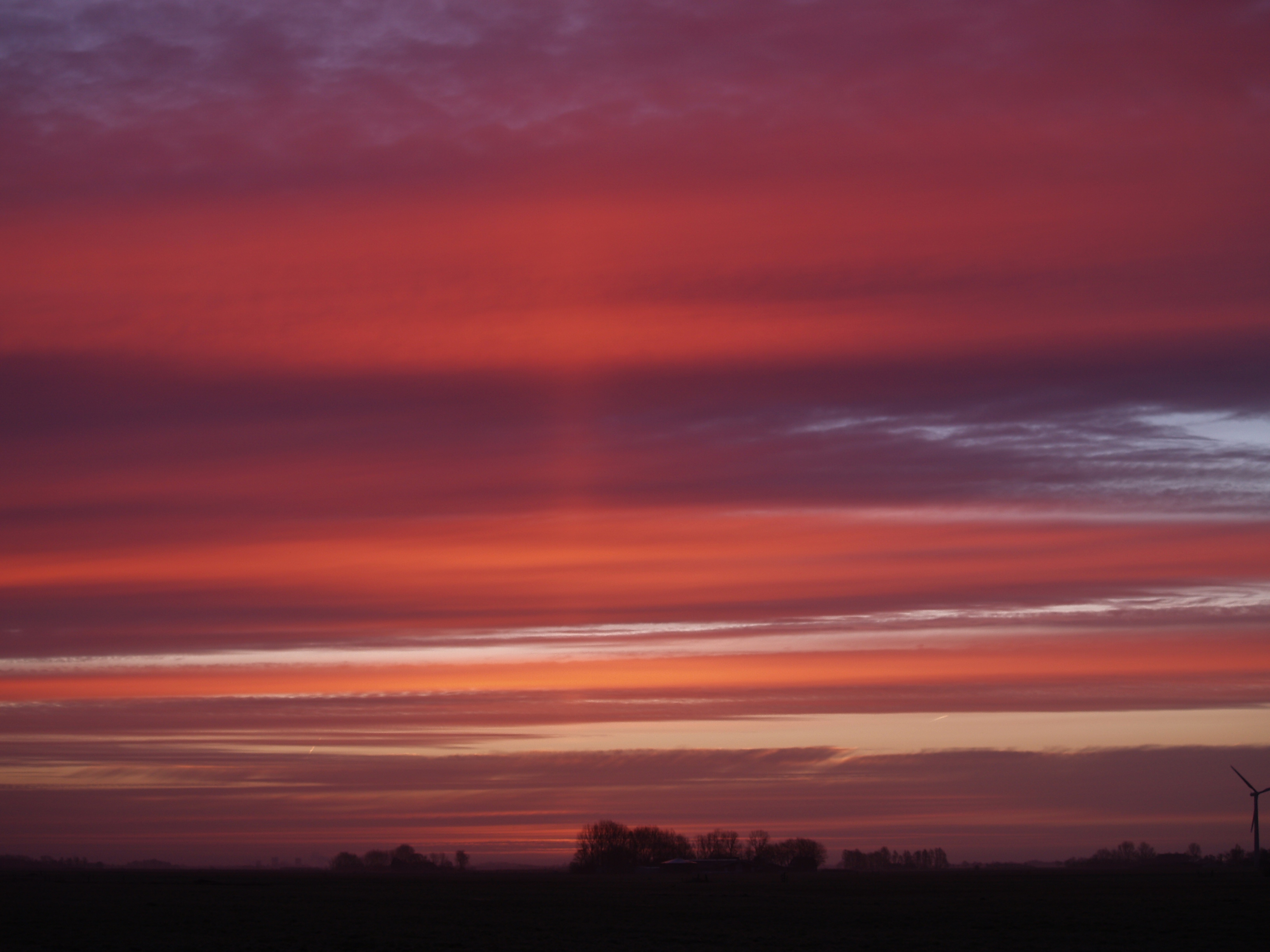 vurige lucht