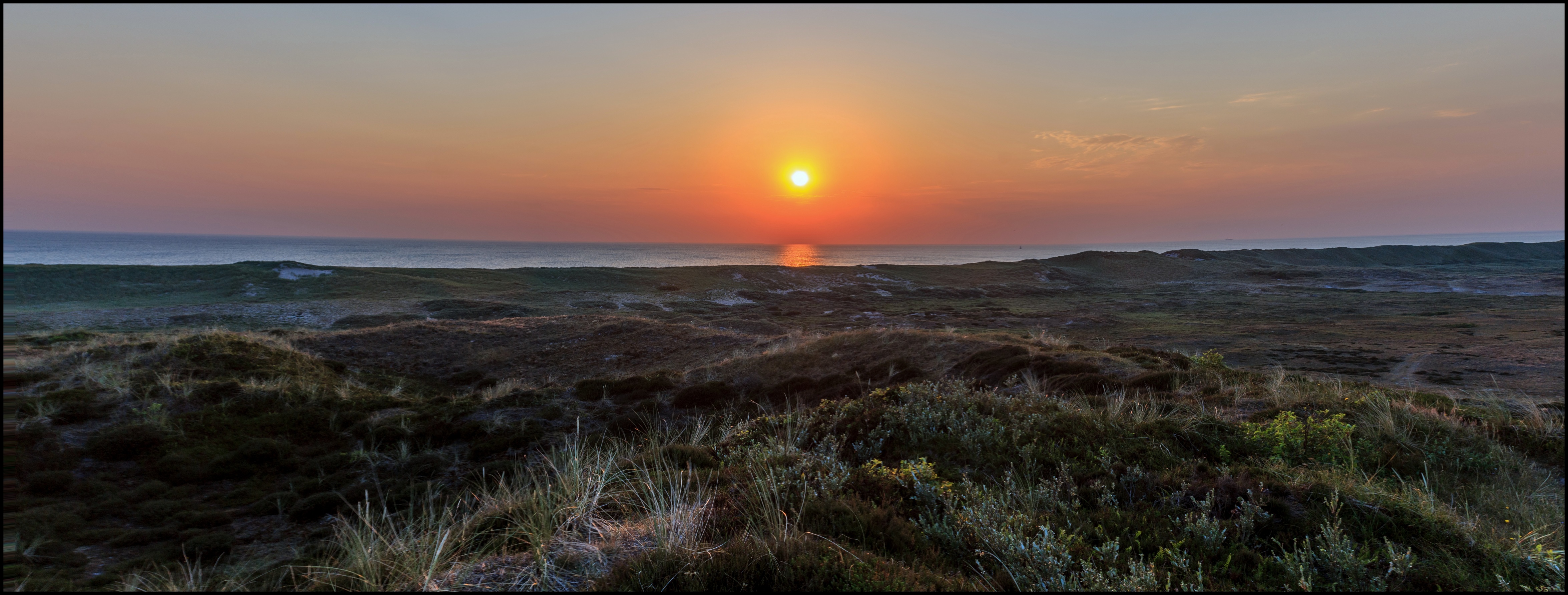 Tropische zonsondergang.