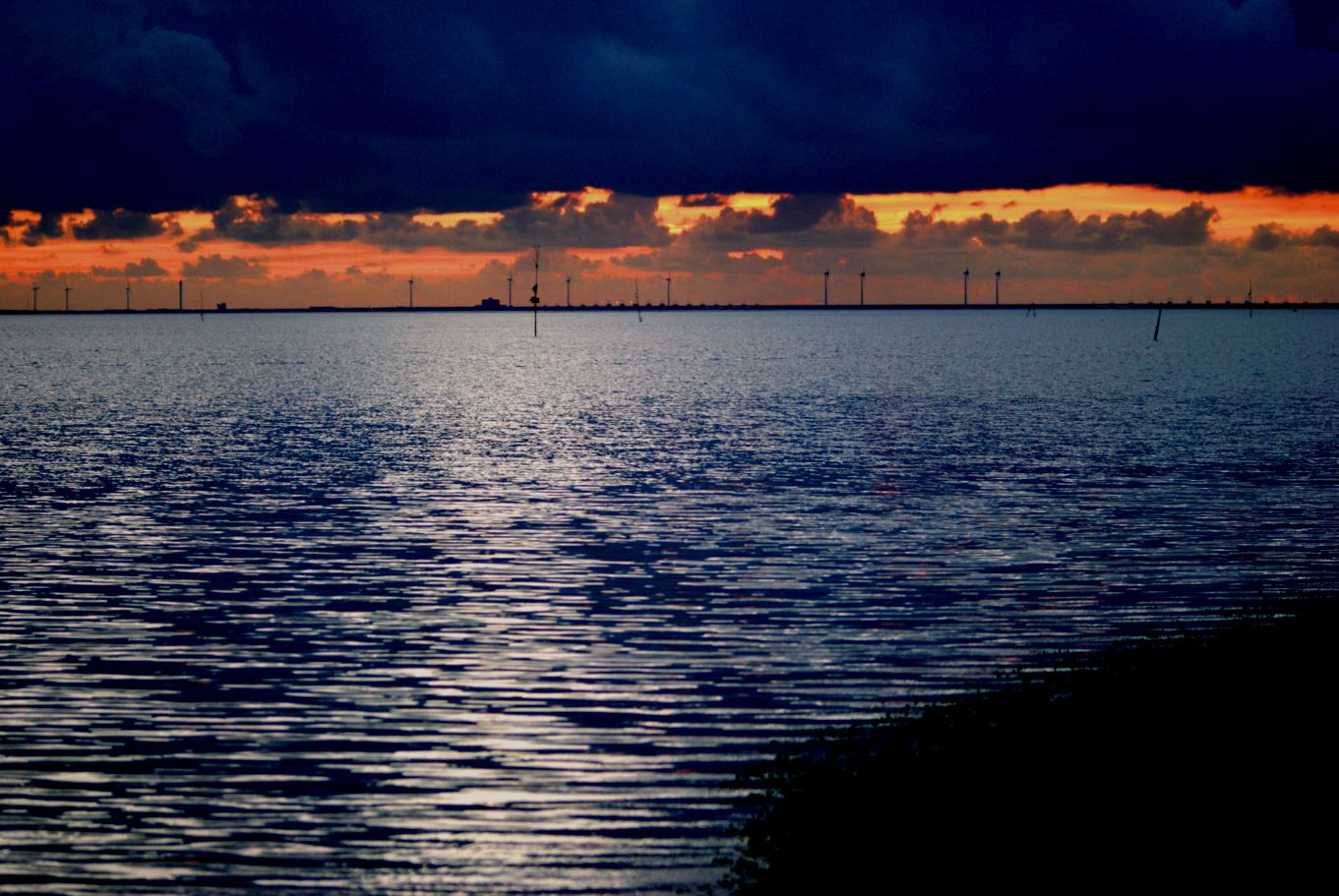 zonsondergang oosterschelde