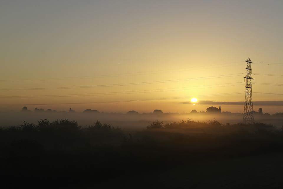 Zonsopgang boven Varik