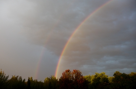 Dubbele regenboog