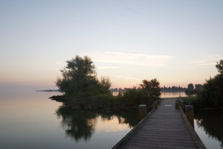 Even voor de opkomst van een prachtige dag