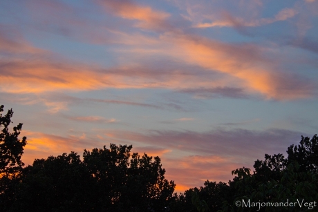 Zonsondergang in Den Haag