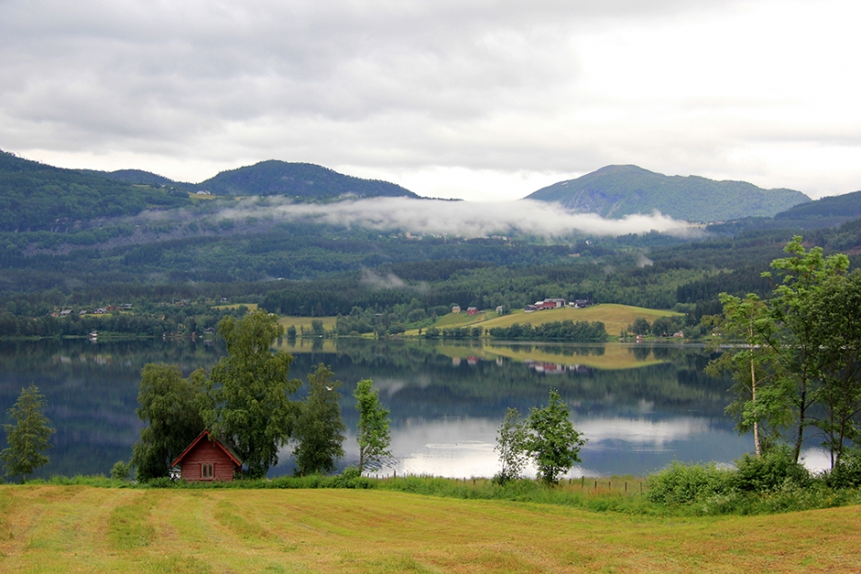 Lørnavatnet - Weer en landschap - 