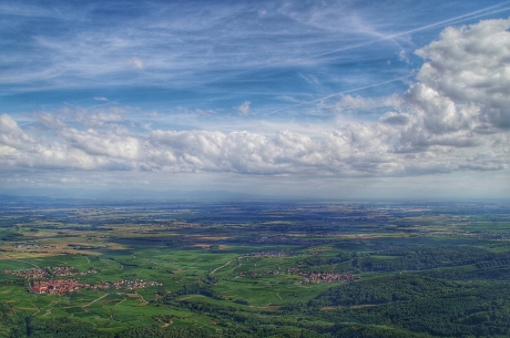 Uitzicht op Elzas