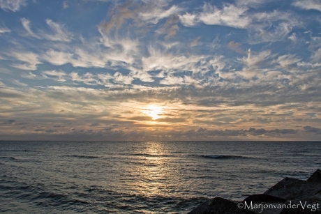 Zonsondergang in Den Haag