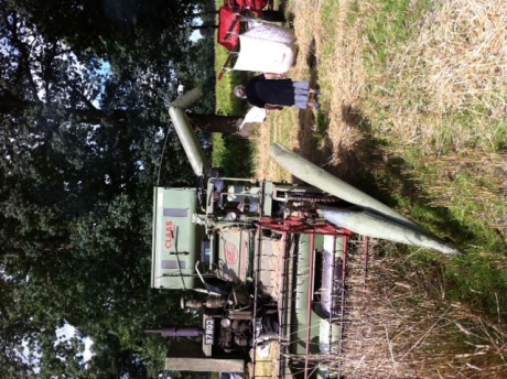 Dorsende boer in Lunteren