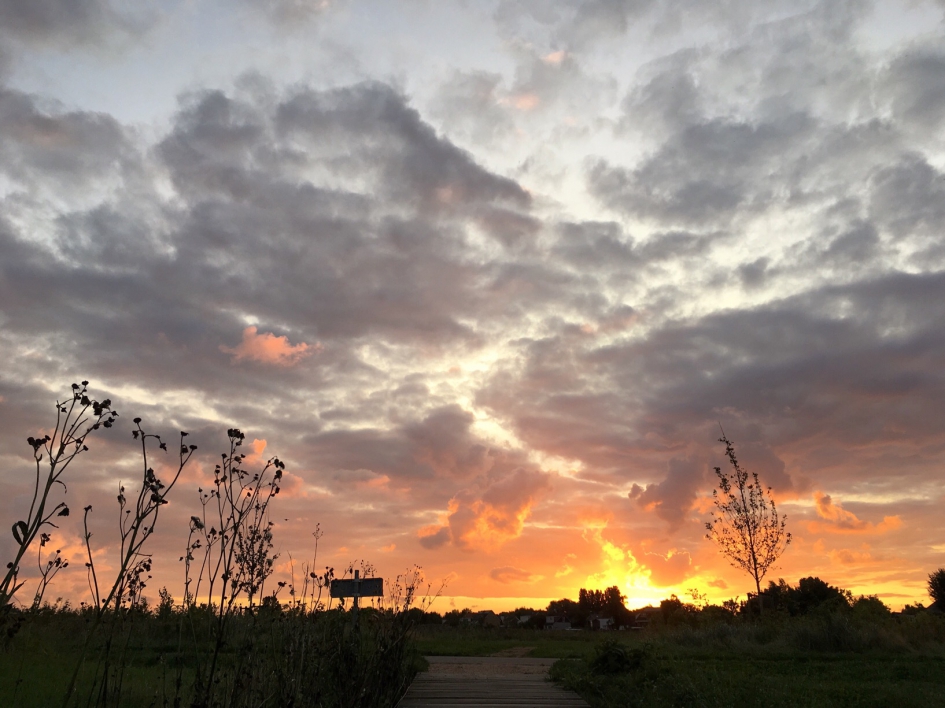 In vuur en vlam - Weer en landschap - 