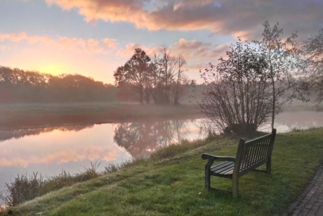 Zonsopkomst op Landgoed Singraven