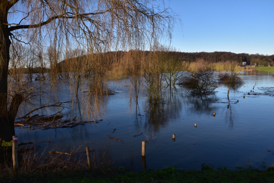 Hoog water - Weer en landschap - 