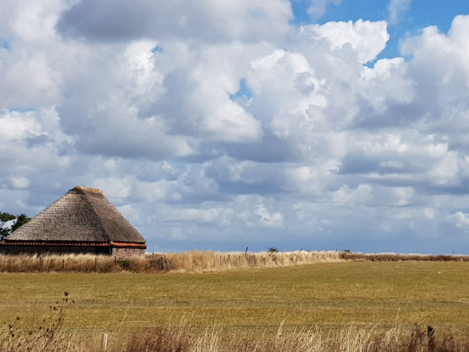 In de wolken. - Weer en landschap - 