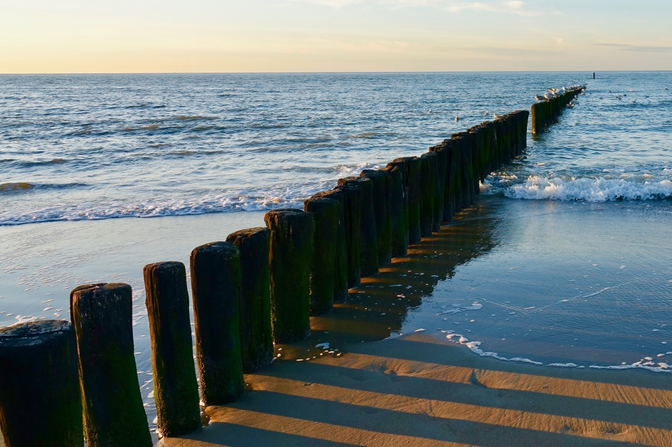 September avondzon - Weer en landschap - Noordzeestrand