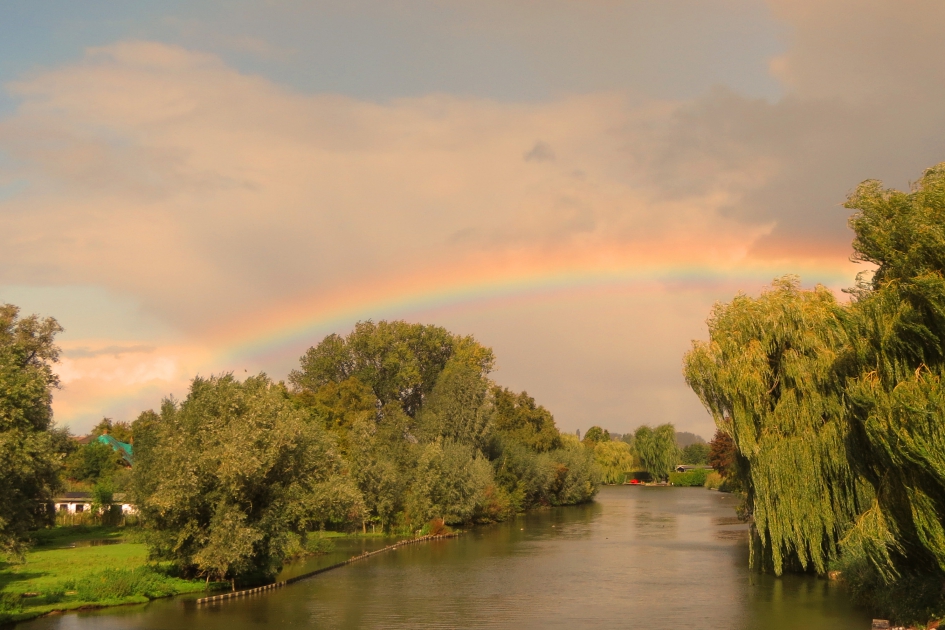 Uitzicht over de Linge - Weer en landschap - 