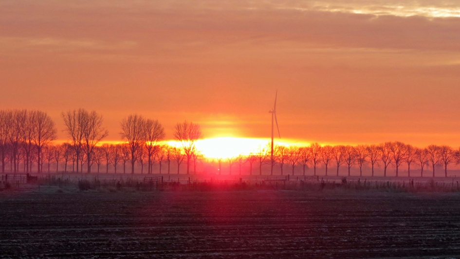 Zonsopkomst 29 december 2019 - Weer en landschap - 