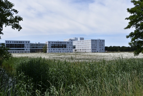 Achter het Prinses Maxima centrum